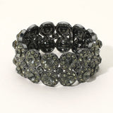 Crystal Rhinestone Stretch Evening Bracelet