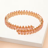 Marquise Stone Cluster Evening Bracelet
