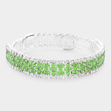 Rhinestone Pave Evening Bracelet