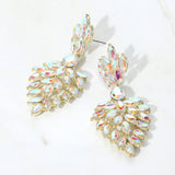 Marques Stone Accented Dangle Evening Earrings