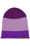 C.C Colorblock Rolled Cuff Slouchy Beanie
