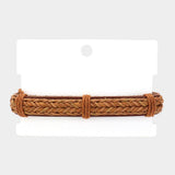Unisex Bohemian Wax Rope Braided Adjustable Bracelet