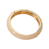 Enamel Inlay Hinged Bangle Bracelet