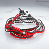 Boho Bead Long Wrap Bracelet