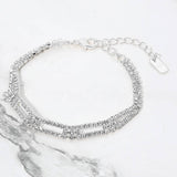 Geometric Rhinestone Pave Bracelet