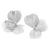 Triple Cutout Petal Earrings