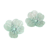 Floral Cutout Statement Earrings
