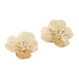 Floral Cutout Statement Earrings