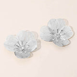 Floral Cutout Statement Earrings