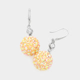Shamballa Ball Dangle Earrings