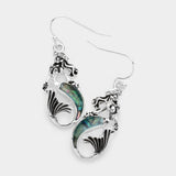 Abalone Mermaid Dangle Earrings
