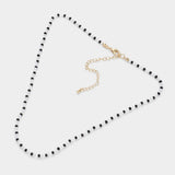 Faceted Beaded Necklace