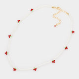 Faceted Beaded Necklace