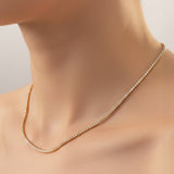 Minimalist Tennis Chain Necklace