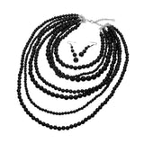 Multi Strand Beaded Statement Necklace