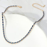 Rectangle Stone Necklace