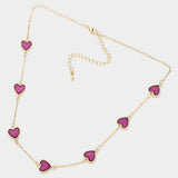 Heart Station Necklace
