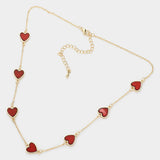 Heart Station Necklace