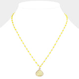 Natural Stone Pendant Necklace