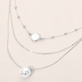 Pearl Accent Layered Necklace