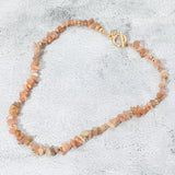 Semi Precious Natural Stone Beaded Necklace