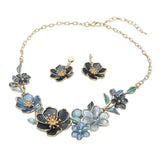 Floral Link Statement Necklace