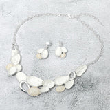 Organic Shape Link Statement Necklace