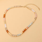 Faceted Beaded Necklace