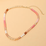 Faceted Beaded Necklace