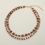 Boho Layered Beaded Necklace