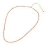 Faceted Beaded Necklace