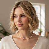 Faceted Beaded Necklace