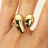 SECRET BOX_Stainless Steel Bold Sculptural Chunky Open Ring
