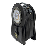Faux Leather Vintage Clock Face Crossbody Backpack Bag