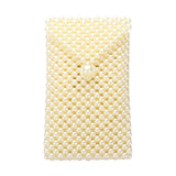 Pearl Beaded Phone Holder Crossbody Bag