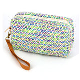 Aztec Patterned Wristlet Pouch Bag