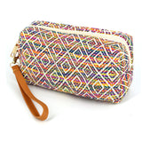 Aztec Patterned Wristlet Pouch Bag