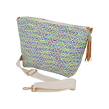 Aztec Patterned Tassel Crossbody Bag