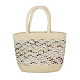 Mixed Color Straw Bag