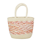 Mixed Color Straw Bag
