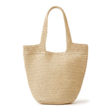 Round Bottom Handmade Strap Woven Straw Tote Bag