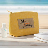 Vintage Message Patch Cosmetic Pouch Bag