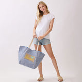 2 IN 1 Bucket Style Cante Tote Shoulder Bag