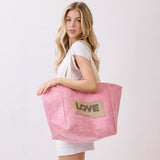2 IN 1 Bucket Style Cante Tote Shoulder Bag