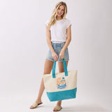LIFE IS BETTER AT THE BEACH Message Terry Tote Bag