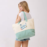 BEACH BUM Message Terry Tote Bag