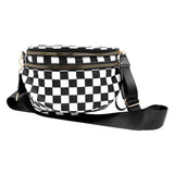 Checkered Pattern Crossbody Bag