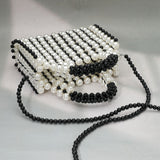 Pearl Box Top Handle Crossbody Bag