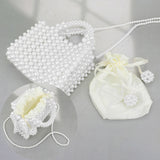 Pearl Box Top Handle Crossbody Bag