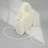Pearl Box Top Handle Crossbody Bag